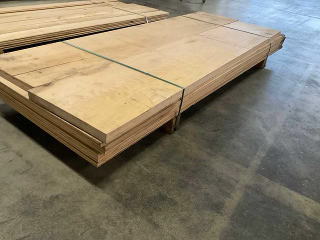 Beuken gelamineerde panelen 40x450 mm en 26x900 mm (8x) - afbeelding 3 van  5