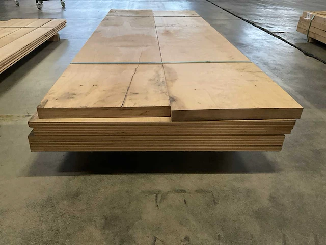 Beuken gelamineerde panelen 40x450 mm en 26x900 mm (8x) - afbeelding 4 van  5