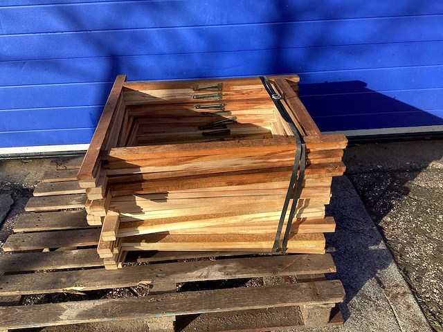 Beuken houten schraag (11x) - afbeelding 1 van  3