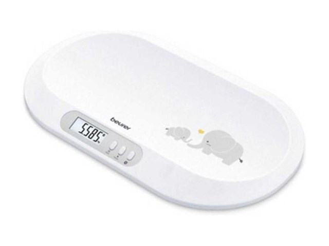Beurer by 90 babyweegschaal - bluetooth® - automatische hold functie - tarra - afbeelding 1 van  2