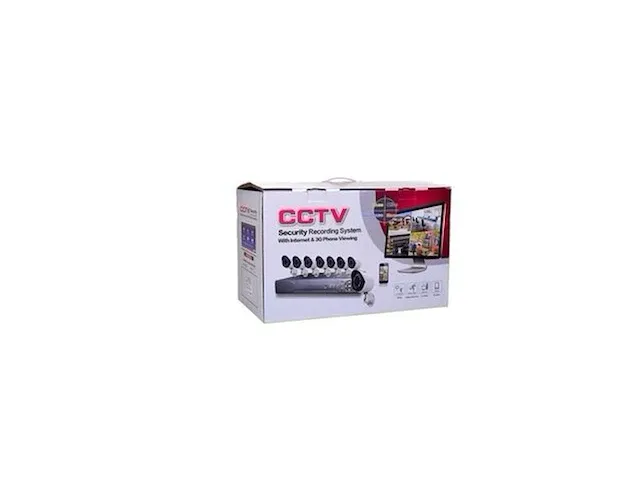 Beveiligingscamera set op draad cctv security recording system, sx-7008h-8, bouwjaar 2023 - afbeelding 1 van  1