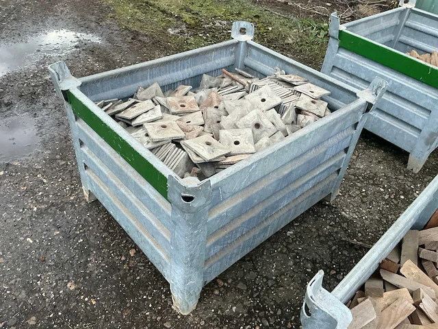 Bevestigingsmateriaal steiger in gegalvaniseerde bak - afbeelding 3 van  5