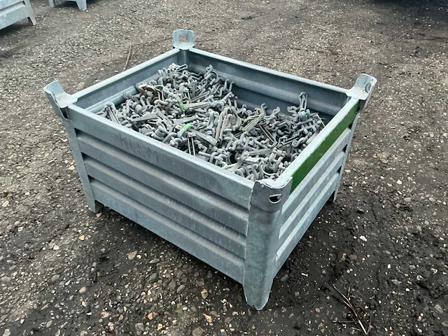 Bevestigingsmateriaal steiger in gegalvaniseerde bak - afbeelding 2 van  5