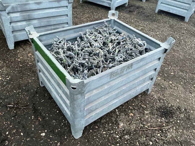 Bevestigingsmateriaal steiger in gegalvaniseerde bak - afbeelding 3 van  5