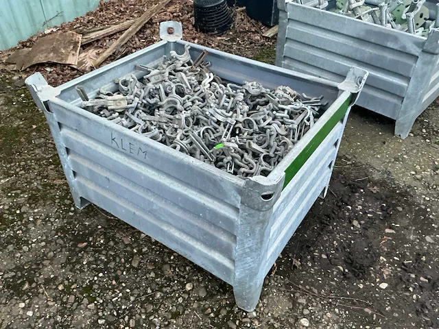 Bevestigingsmateriaal steiger in gegalvaniseerde bak - afbeelding 2 van  5