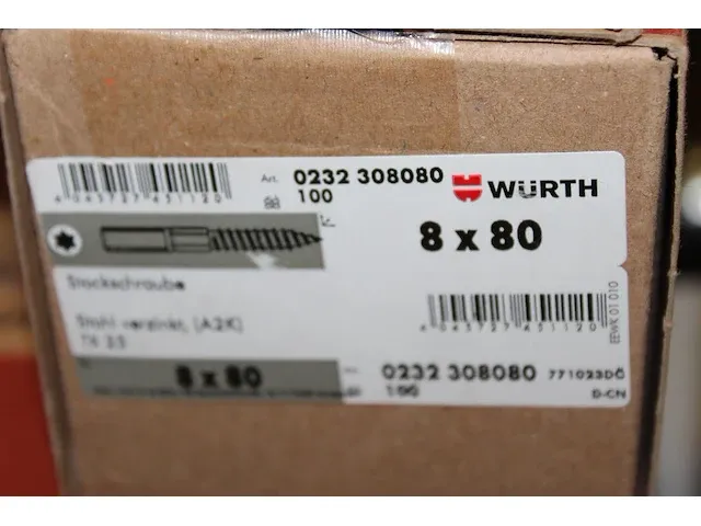 Bevestigingsmaterialen wurth in ruim 40 nieuwe verpakkingen - afbeelding 5 van  6