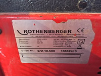 Bevriezingsset 230v rothenberger, rofrostturbo 1.1/4", bouwjaar 2015 - afbeelding 6 van  6