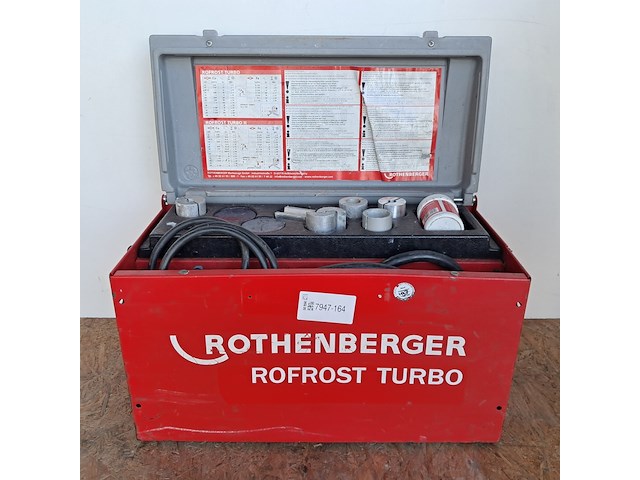 Bevriezingsset 230v rothenberger, rofrostturbo 1.1/4", bouwjaar 2015 - afbeelding 1 van  5