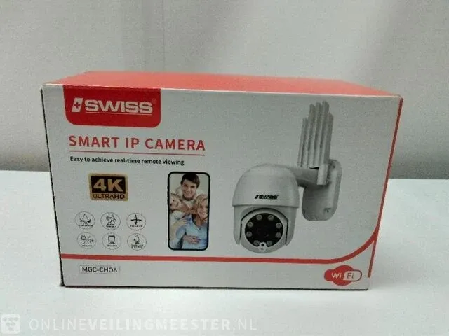 Bewakingscamera swiss, smart ip camera, wit - afbeelding 1 van  3