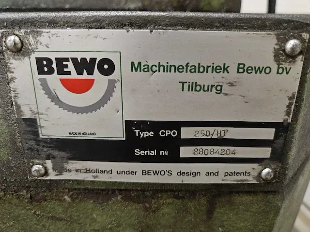 Bewo - cpo 250 ht - afkortcirkelzaagmachine - afbeelding 4 van  6