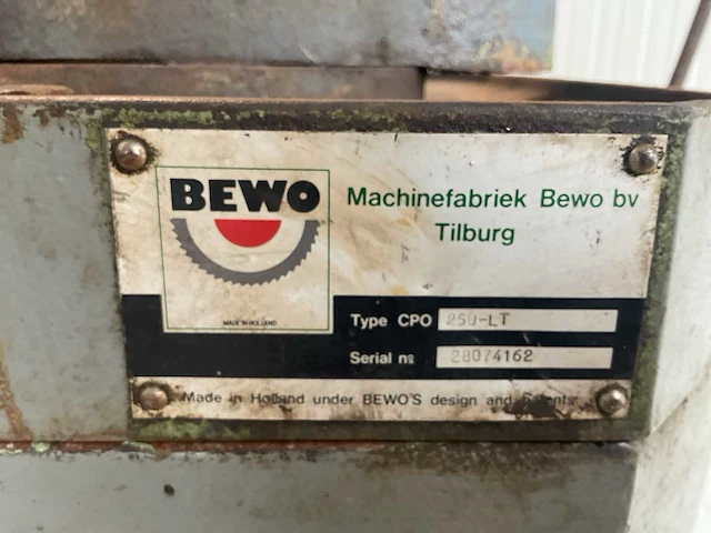 Bewo 250-lt afkortzaag - afbeelding 4 van  12