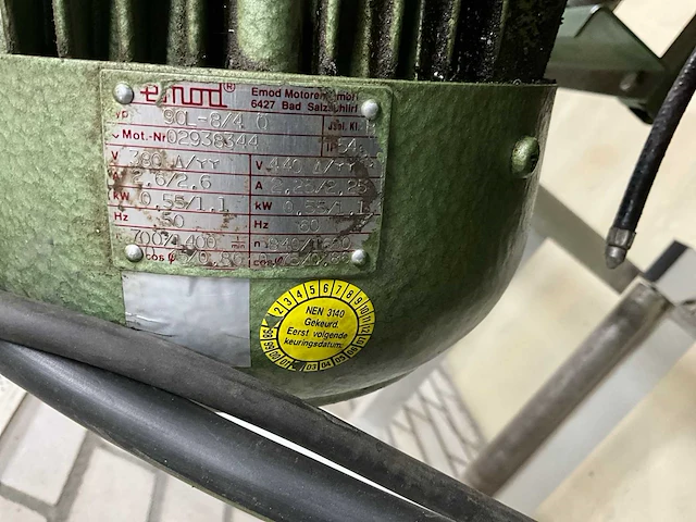 Bewo 250lt afkortcirkelzaagmachine - afbeelding 9 van  9
