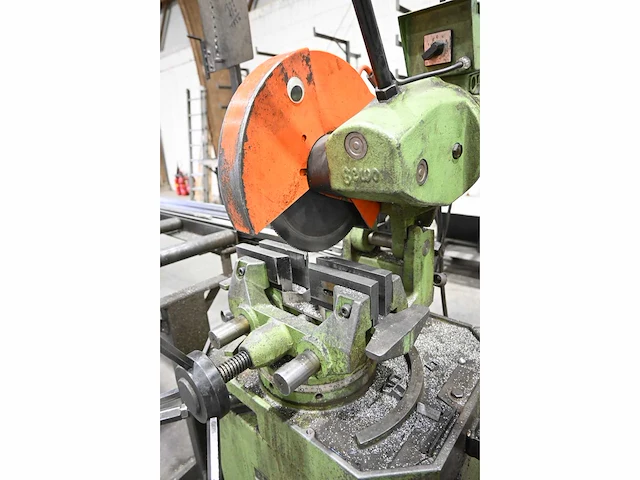 Bewo cpo 350 lt afkortcirkelzaagmachine met aan- en afvoer rollenbaan - afbeelding 3 van  7