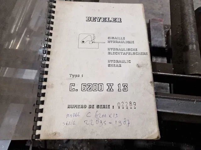 Beyeler - c 6200 13 - guillotineschaar - afbeelding 7 van  10