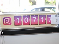 Bezoekersteller smiirl instagram. - afbeelding 1 van  1