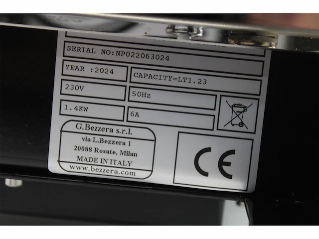 Bezzera crema de pid espresso machine semi-professionele roestvrij staal - afbeelding 2 van  2