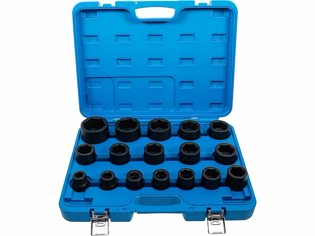 Bgs kraft dopsleutelset vierkantaandrijving 20 mm sw 19 - 55 mm 17 st - afbeelding 4 van  4