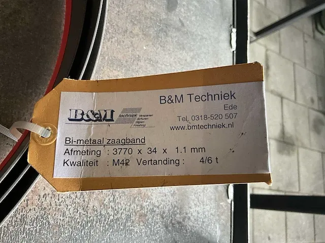 Bi metaal zaagband - afbeelding 2 van  3