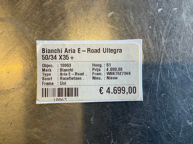 Bianchi aria e-road ultegra - afbeelding 6 van  14