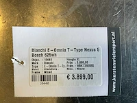 Bianchi e-omnia t-type nexus 5 bosch 625wh elektrische fiets - afbeelding 4 van  12