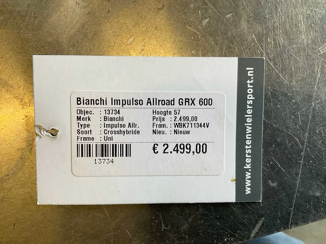 Bianchi impulse all road grx 600 cross hybride - afbeelding 5 van  13