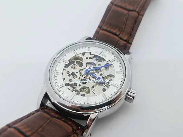 Biaoqi automatisch herenhorloge met skeleton wijzerplaat - afbeelding 1 van  6