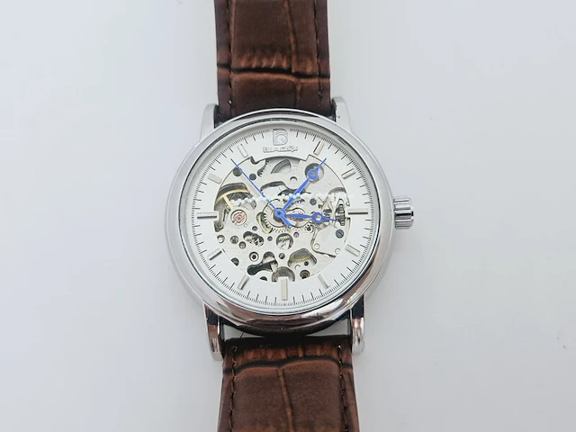 Biaoqi automatisch herenhorloge met skeleton wijzerplaat - afbeelding 2 van  6