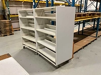 Bibliotheek kast (2x) - afbeelding 1 van  4
