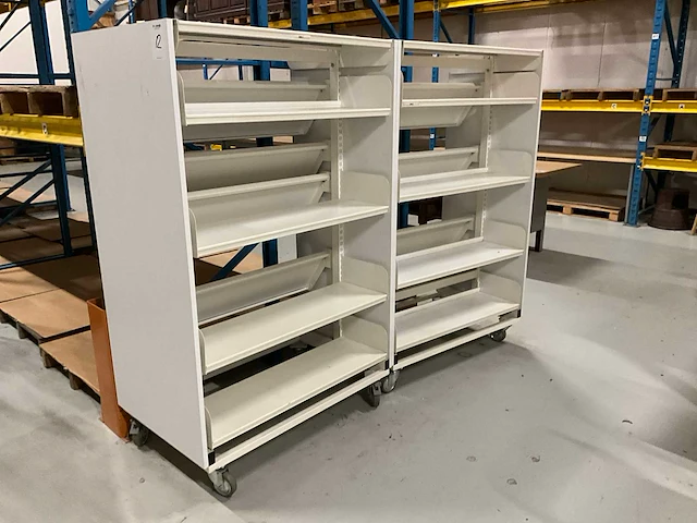 Bibliotheek kast (2x) - afbeelding 2 van  4