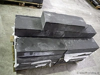 Bielzen van beton - kleur black - 12x20x60cm - 27 stuks - afbeelding 1 van  2