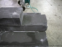 Bielzen van beton - kleur black - 12x20x60cm - 27 stuks - afbeelding 2 van  2