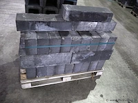 Bielzen van beton - kleur zwart - 12x20x60cm - stuks - afbeelding 1 van  2