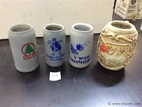 Bierkruiken 4stuks - afbeelding 1 van  3