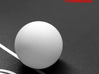 Bierpongtafelset voor volwassenen - inclusief 6 ballen, 100 bekers en bekerhouder - in hoogte verstelbaar, opvouwbaar, aluminium - drinkspelletjes - afbeelding 11 van  11