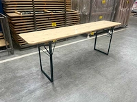 Biertafel 2200x500x780mm (35x) - afbeelding 1 van  10