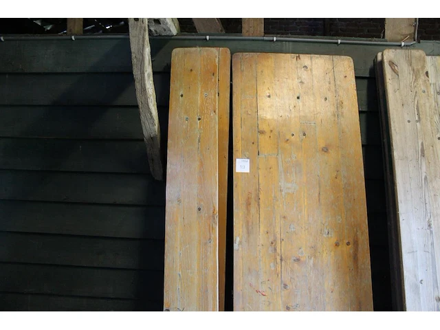 Biertafel met 2 banken. afmeting 220 x 70 x 70cm. - afbeelding 1 van  2
