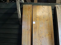 Biertafel met 2 banken. afmeting 220 x 70 x 70cm. - afbeelding 1 van  2