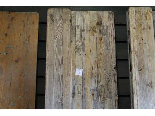Biertafel met 2 banken. afmeting 220 x 70 x 70cm. - afbeelding 1 van  2