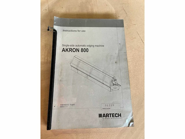 Biesse - 2006 - akron 850 - kantaanlijmmachine - afbeelding 11 van  26
