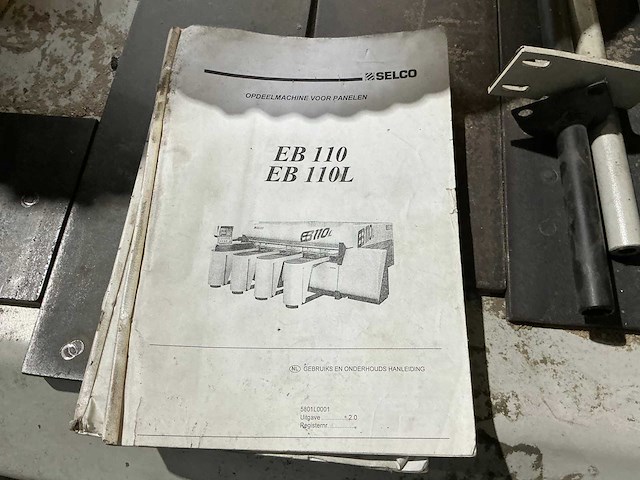 Biesse - selco ebl 110 - platen opdeelzaagmachine - afbeelding 5 van  14