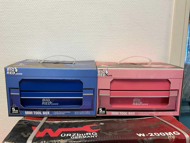 Big red jacks gereedschapskoffer (2x) - afbeelding 1 van  2