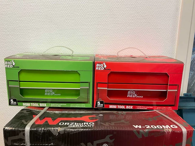 Big red jacks gereedschapskoffer (2x) - afbeelding 1 van  2