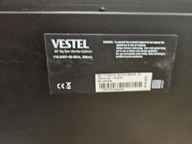 Big size monitor-opticon vestel, 10102151, zwart - afbeelding 8 van  9