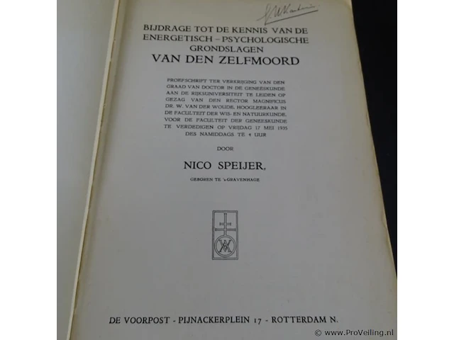 Bijdrage tot de kennis van de energetisch-psychologische grondslagen van den zelfmoord - afbeelding 3 van  5