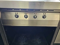 Bijkerk gastronomie - rvs-trespa keukenopstelling met spoelbak en inductiekookplaat - afbeelding 8 van  11