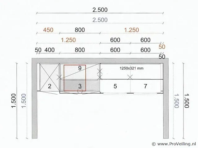 Bijkeukenmeubel - 250x220cm - afbeelding 11 van  20