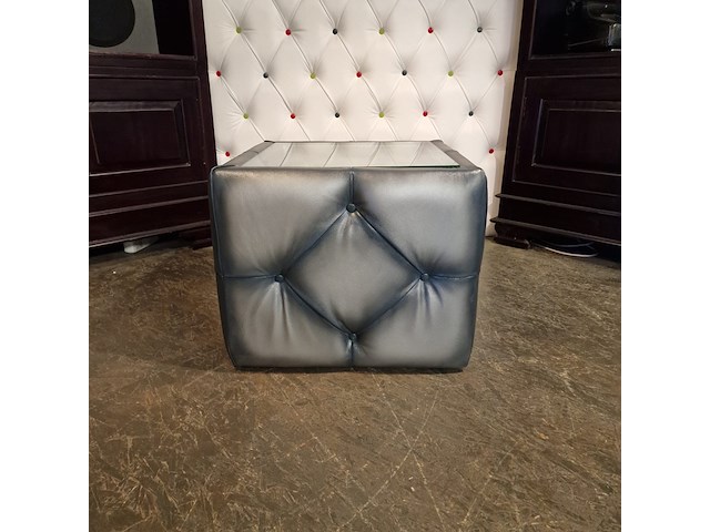 Bijzettafel chesterfield, chesterfield, zilver - afbeelding 1 van  5