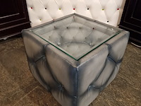 Bijzettafel chesterfield, chesterfield, zilver - afbeelding 3 van  5