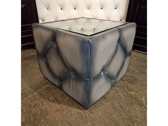 Bijzettafel chesterfield, chesterfield, zilver - afbeelding 4 van  5