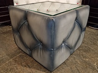 Bijzettafel chesterfield, chesterfield, zilver - afbeelding 4 van  5